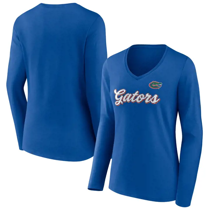 T-shirt Manches Longues Femme NCAA Florida Gators Bleu