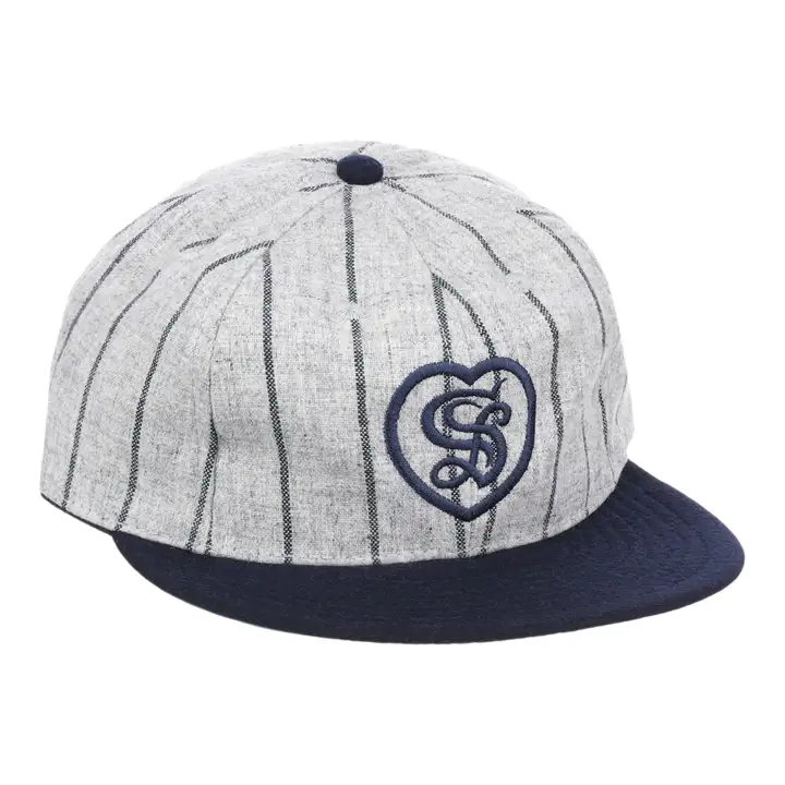 Casquette de baseball vintage Sacramento Senators en laine rayée/marine