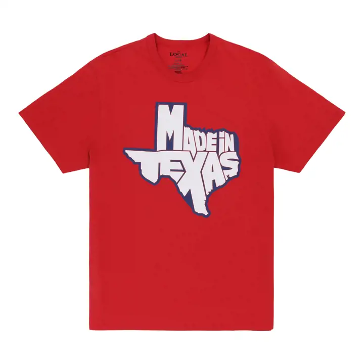 TEXAS Fabriqué au Texas Rouge