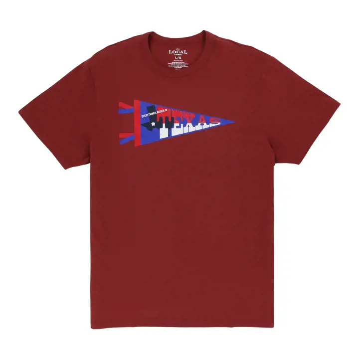 Drapeau Fanion TEXAS Rouge