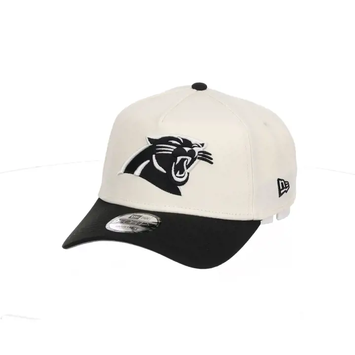 Carolina Panthers NFL Chrome Black AF940 CRÈME/NOIR