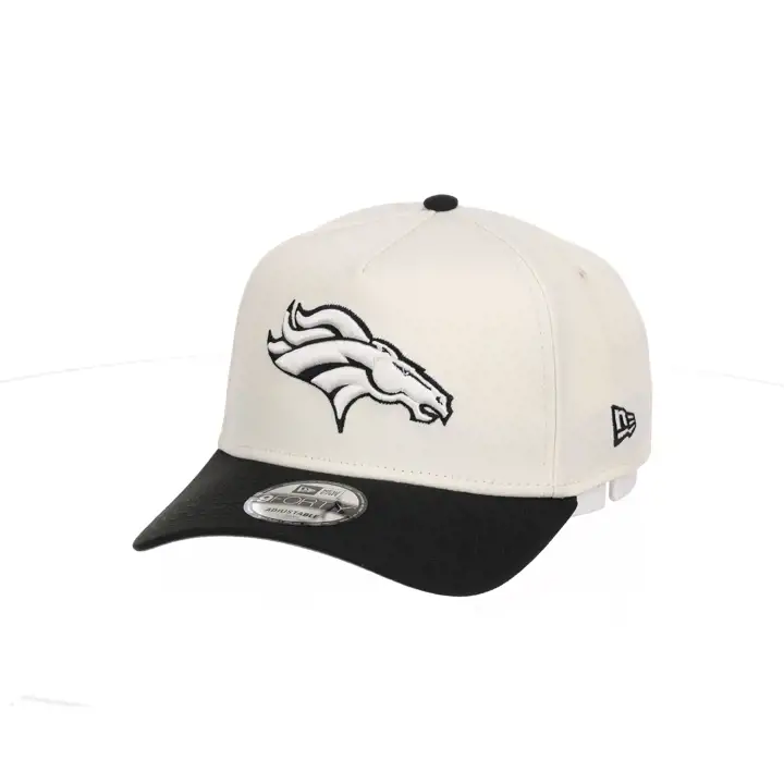 Denver Broncos NFL Chrome Black AF940 CRÈME/NOIR