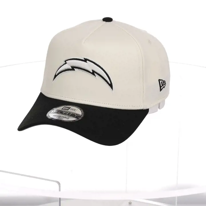 Los Angeles Chargers NFL Chrome Black AF940 CRÈME/NOIR