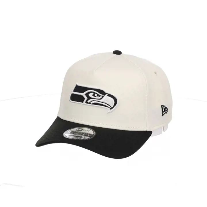 Seattle Seahawks NFL Chrome Noir AF940 CRÈME/NOIR