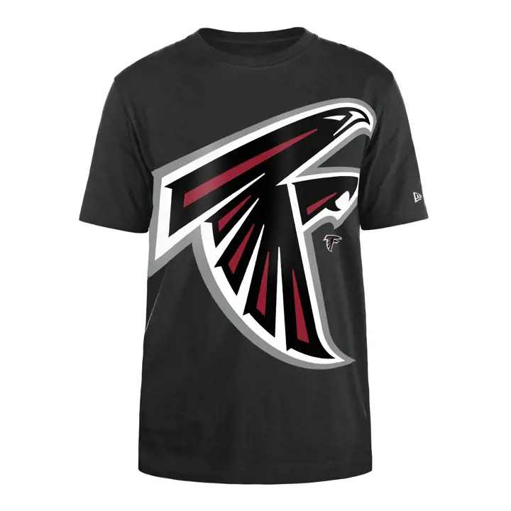 T-shirt Homme Oversize NFL New Era Atlanta Falcons SMU Manches Courtes 24 Noir