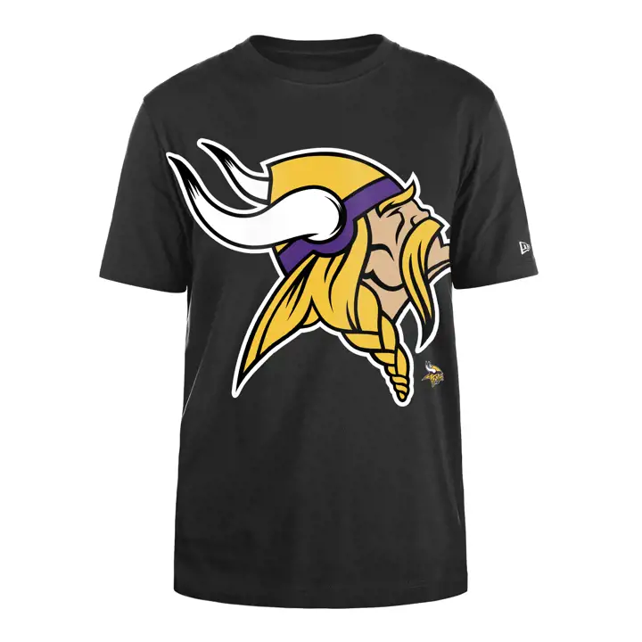 T-shirt surdimensionné à manches courtes New Era NFL Minnesota Vikings pour homme 24 B