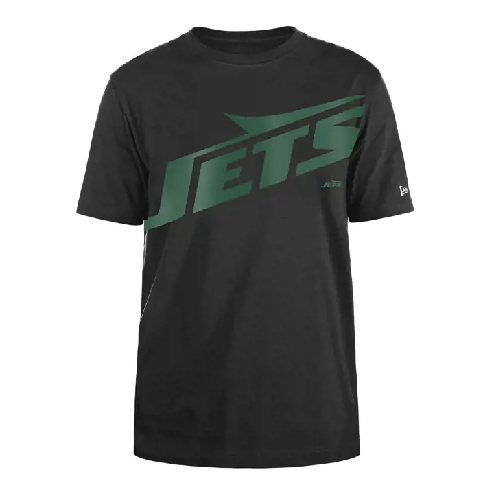T-shirt New York Jets NFL Homme New Era Oversize SMU Manches Courtes 24 Noir