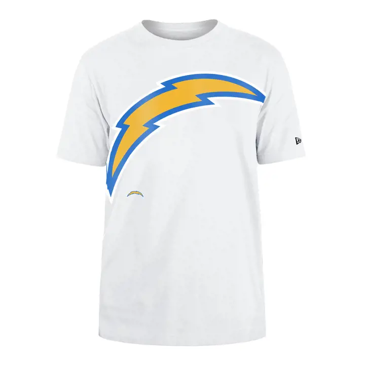 T-shirt Los Angeles Chargers NFL New Era Oversize SMU manches courtes pour homme 2