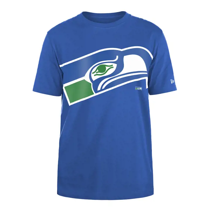 T-shirt homme NFL New Era Seattle Seahawks Retro Oversize SMU manches courtes