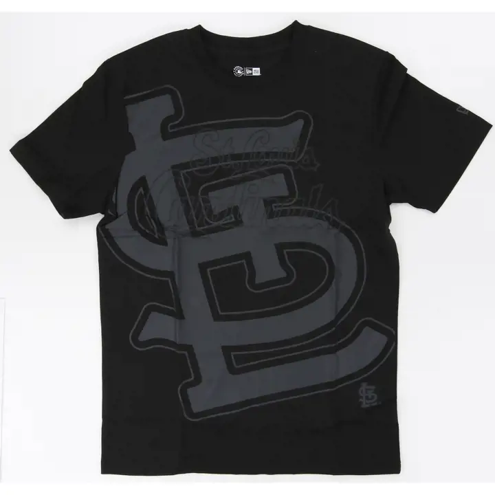 T-shirt surtaillé MLB St. Louis Cardinals NE Noir/Noir