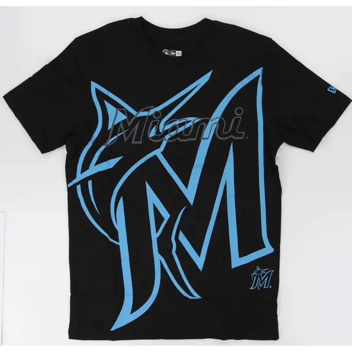 T-shirt oversize MLB Miami Marlins NE noir
