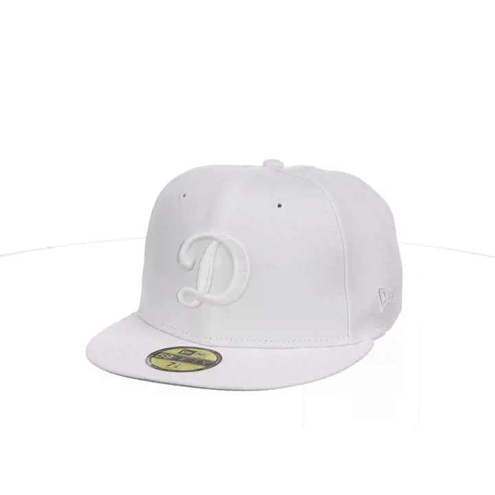Casquette 59FIFTY MLB unie Los Angeles Dodgers Blc/blc/gri