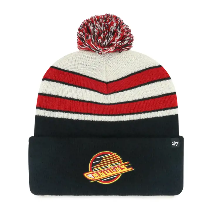 VANCOUVER CANUCKS NHL Tuque à pompon MB Rbl/ vfon/ naturel