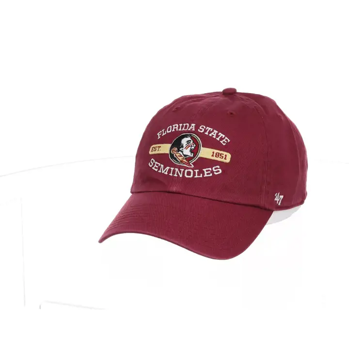FLORIDA STATE SEMINOLES NCAA HUGO 47 CLEAN UP ROUGE