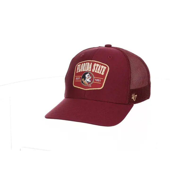 FLORIDA STATE SEMINOLES NCAA SQUAD 47 TRUCKER ROUGE