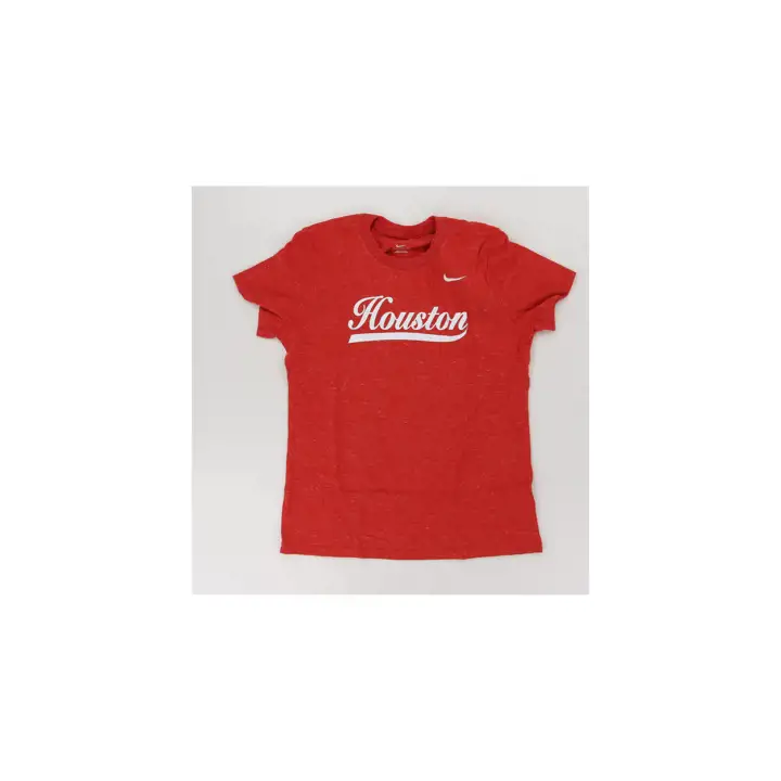 T-Shirt Rouge Universitaire NCAA Femme Houston Cougars