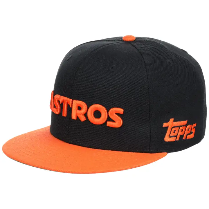 Houston Astros MLB Topps 2.0 FITTED COOP noir/ orange/ vert
