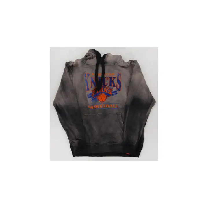 Sweat à capuche Blake délavé aux couleurs du soleil des New York Knicks NBA gris foncé