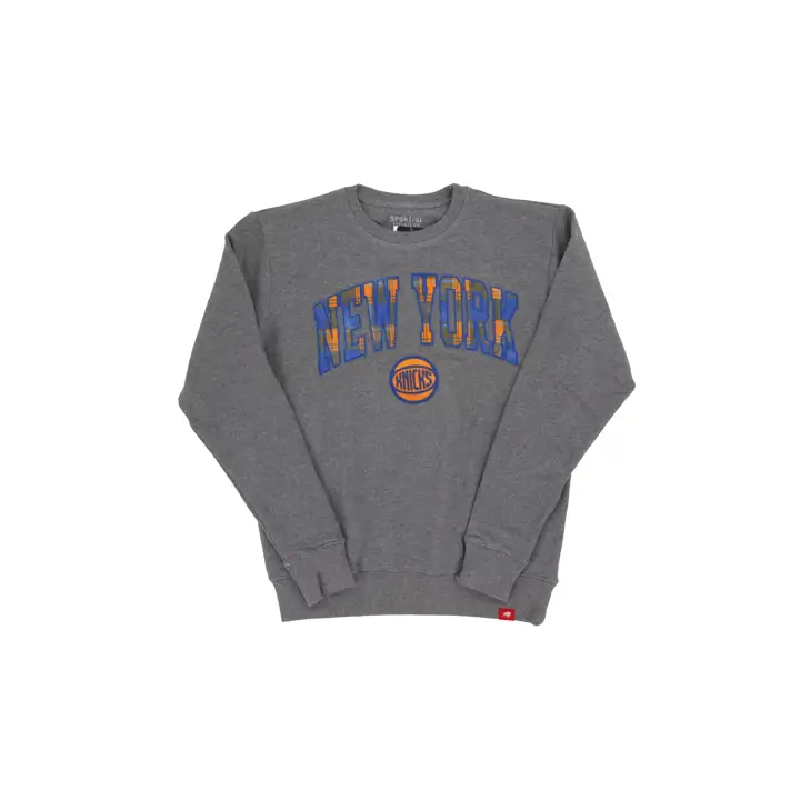 New York Knicks NBA Varsity Biltmore Crew gris