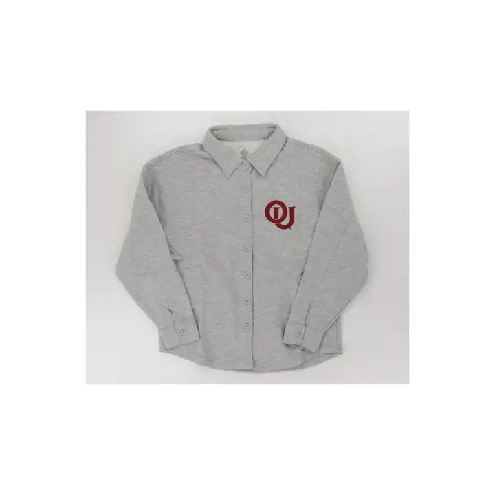 Shacket Oklahoma Sooners NCAA Femme Way to Go GRIS