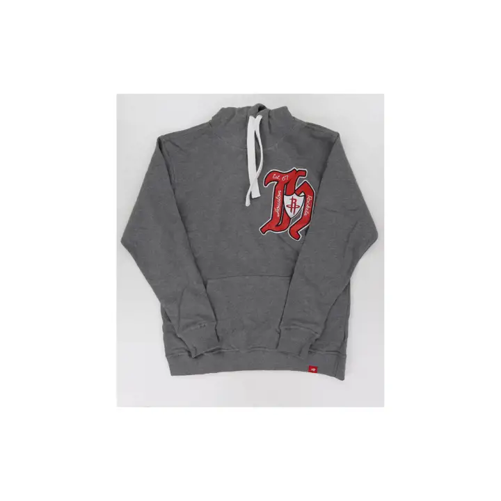 Sweat à capuche Houston Rockets NBA Varsity Blake Logo gris