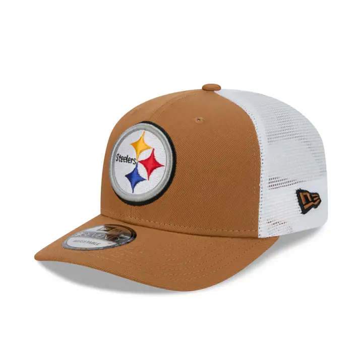 Casquette de baseball en bronze PITTSBURGH STEELERS NFL Trucker 2.0 CAMEL/WHT