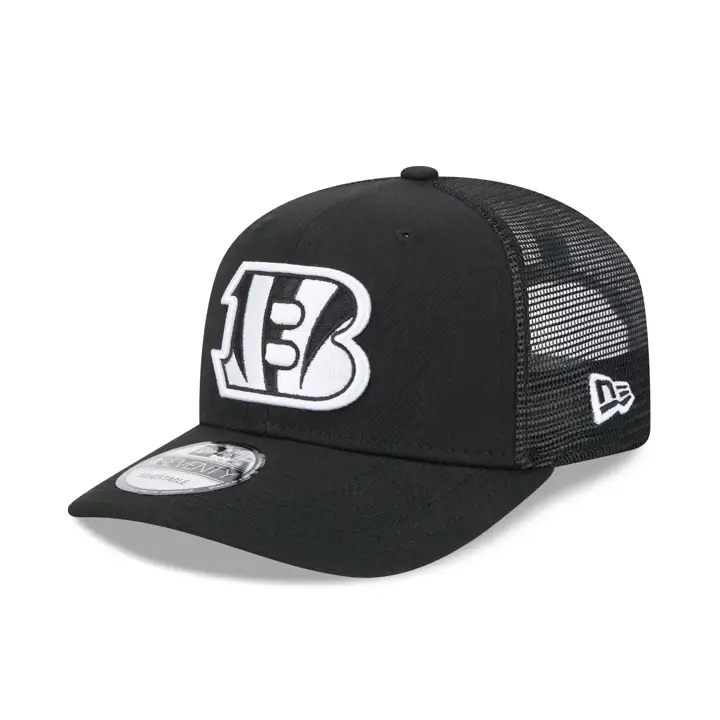 CINCINNATI BENGALS NFL Casquette trucker noire/blanche 2.0 BLK