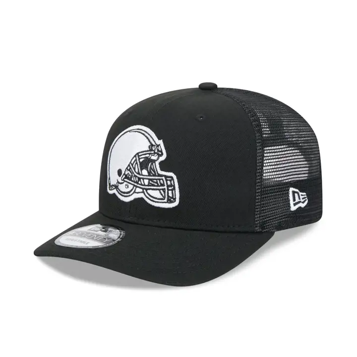 CLEVELAND BROWNS NFL Casquette Trucker Noire et Blanche 2.0 BLK