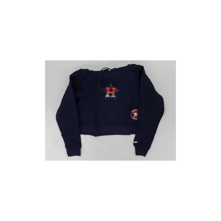 Houston Astros MLB Sweat à capuche court Bijou Femme 24 Blk