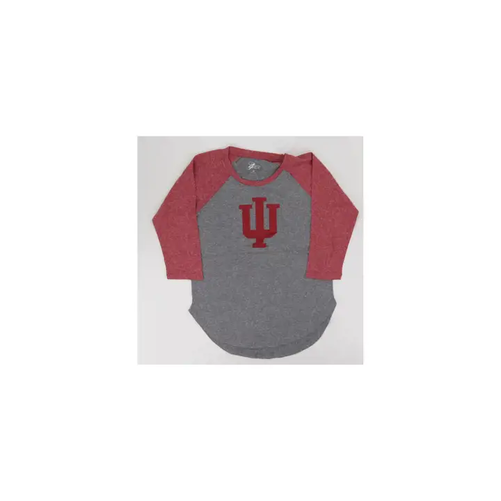 Logo principal Raglan 24 WHT de l'équipe féminine des Indiana Hoosiers NCAA