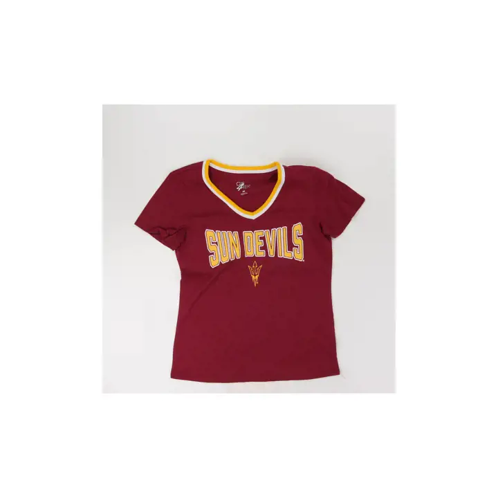 T-shirt NCAA Arizona State Sun Devils Key Move SS pour femme 24 MAR