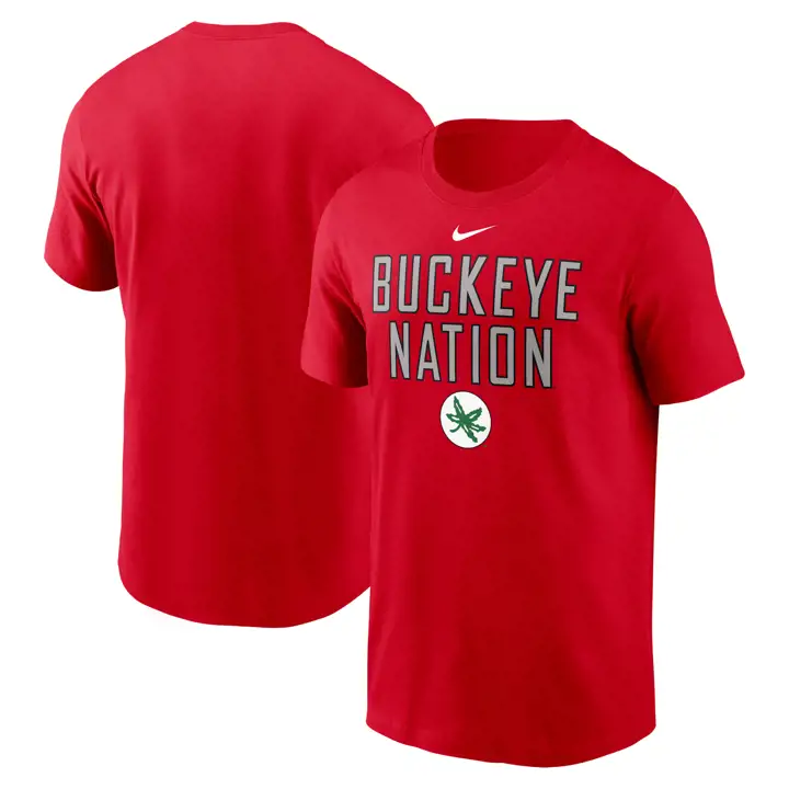 Ohio State Buckeyes NCAA Local Slogan T-Shirt Red