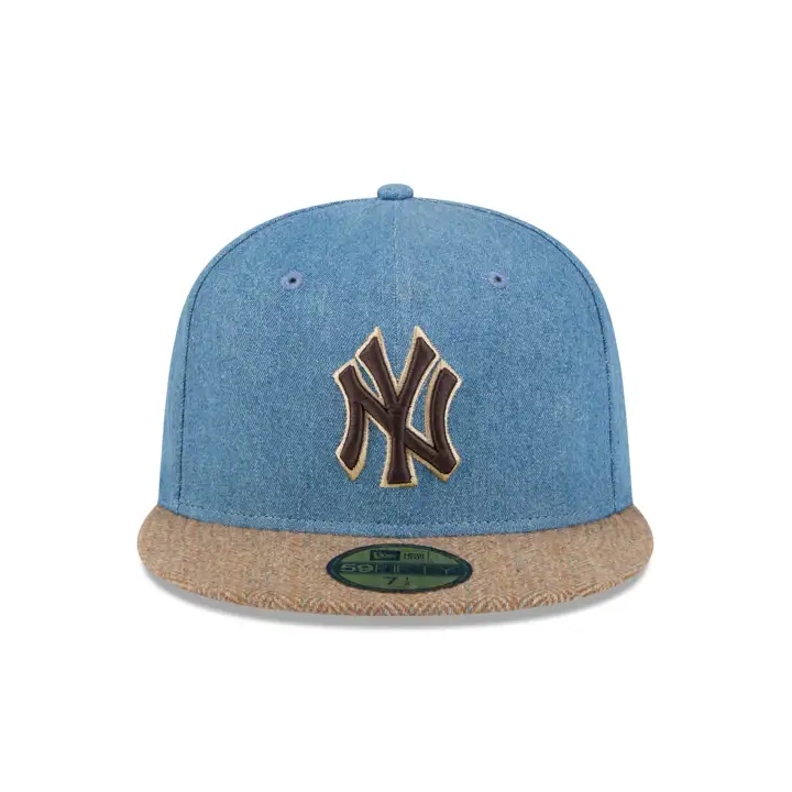 NEW YORK YANKEES MLB Denim Tweed 59FIFTY Denim/AST/GRY