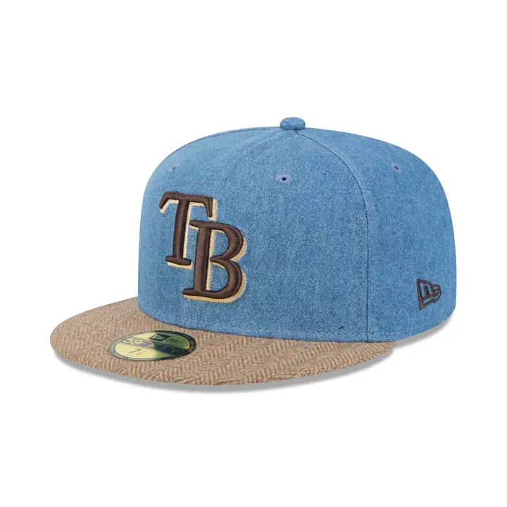 TAMPA BAY RAYS MLB Denim Tweed 59FIFTY Jean/AST/GRIS
