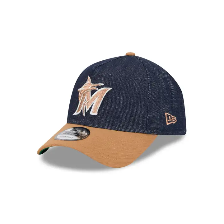 MIAMI MARLINS MLB Denim Bronze 940AF Denim/BRNZ/GRN