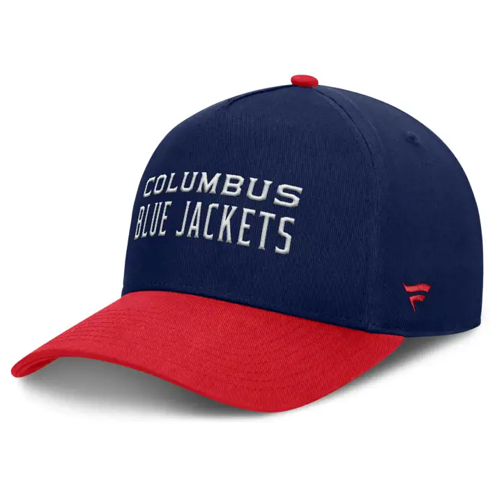 COLUMBUS BLUE JACKETS LNH Casquette Trucker Bleu Marine/ROUGE