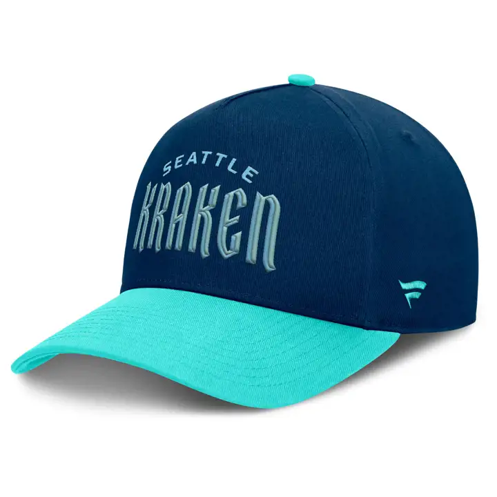 SEATTLE KRAKEN LNH Casquette de camionneur bleu marine/SARCELLE