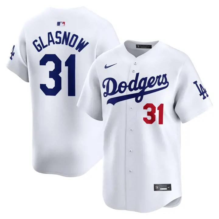 Maillot de joueur Los Angeles Dodgers MLB Nike Édition limitée Tyler Gla
