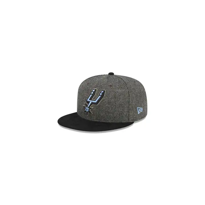 Casquette 59FIFTY NBA San Antonio Spurs Noire en Tweed AST/BLK/GRY