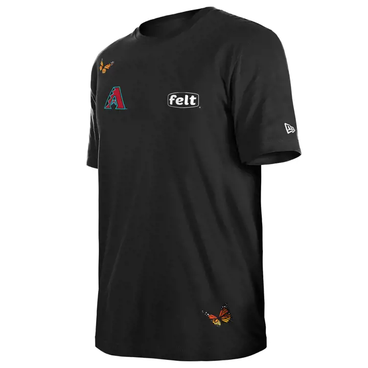 T-shirt Premium ARIZONA DIAMONDBACKS MLB NE x FELT BLK