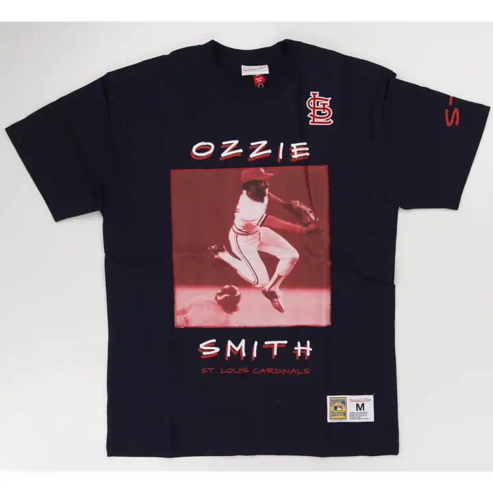 Haut de joueur de baseball de qualité supérieure des Cardinals de St. Louis MLB M&N Ozzie Smith N
