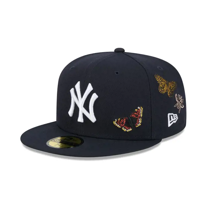 New York Yankees MLB 24 Feutre 59FIFTY MARINE/MARINE/GRIS