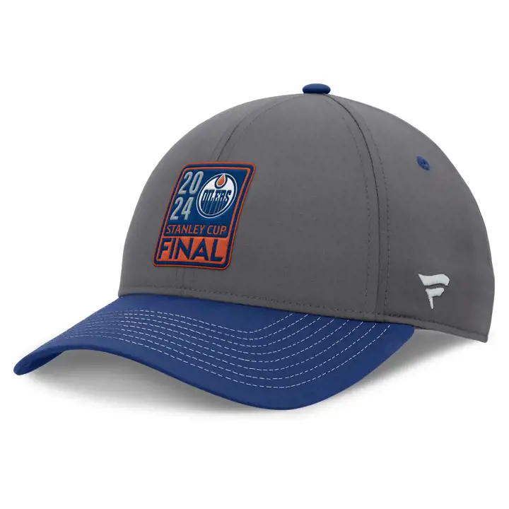 EDMONTON OILERS LNH 24 Finales LR Partie. Adj Structuré GRIS
