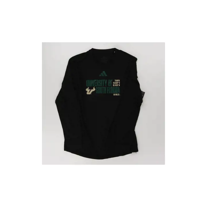 T-shirt manches longues NCAA Creator « Mascotte » noir South Florida Bulls