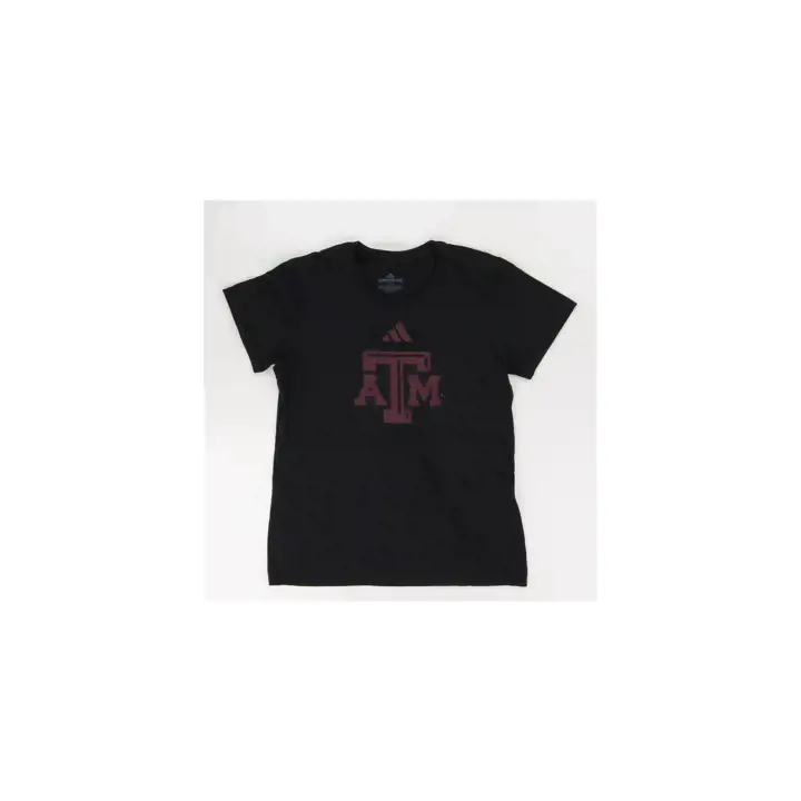 T-shirt noir mascotte femme amplificateur NCAA Texas A&M Aggies