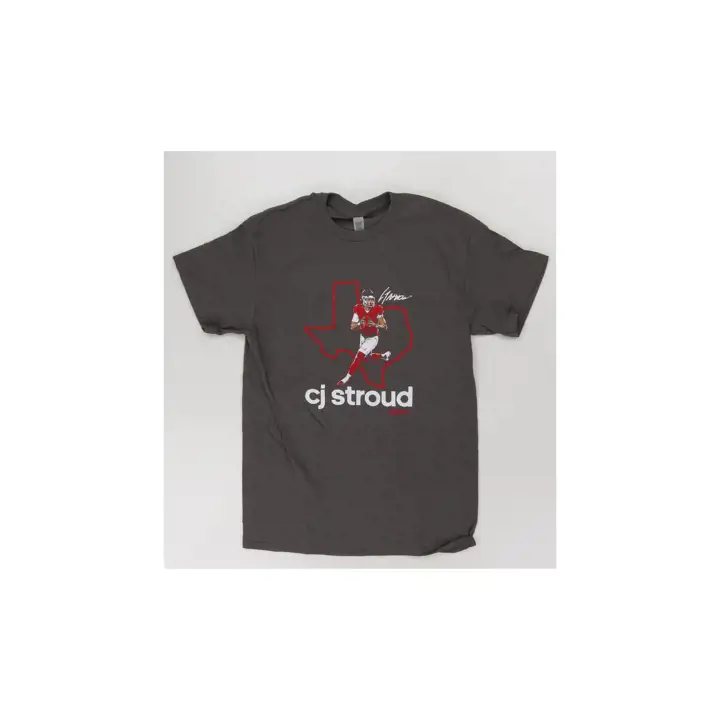 T-shirt Homme Houston Texans NFL Breaking T Outline État Noir CJ