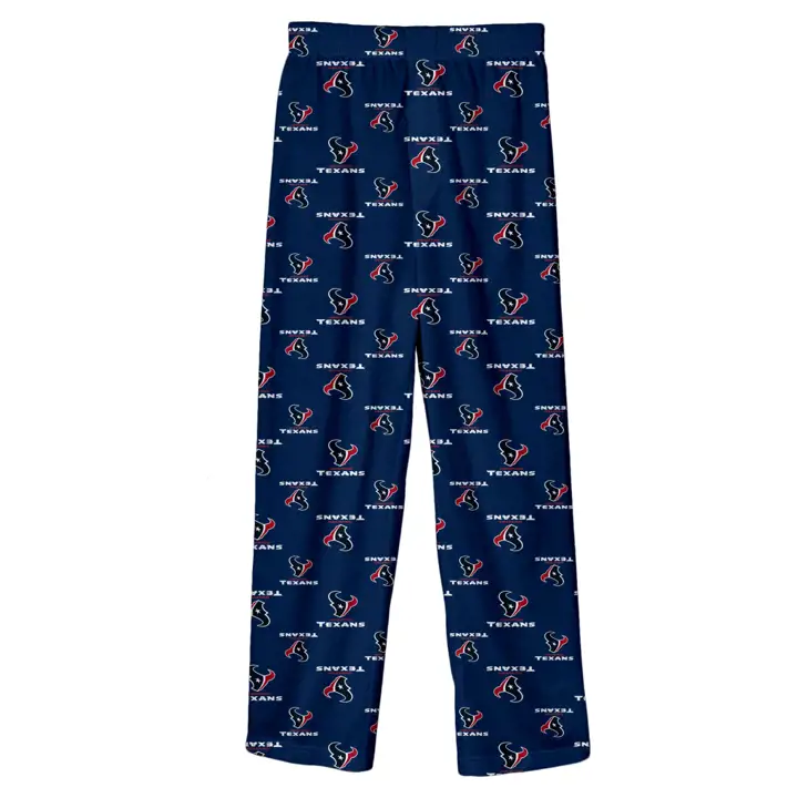 Pantalon de pyjama NFL Houston Texans pour enfants bleu marine