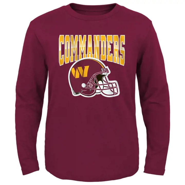T-shirt ML Washington Commanders NFL New Horizon pour tout-petit MAR