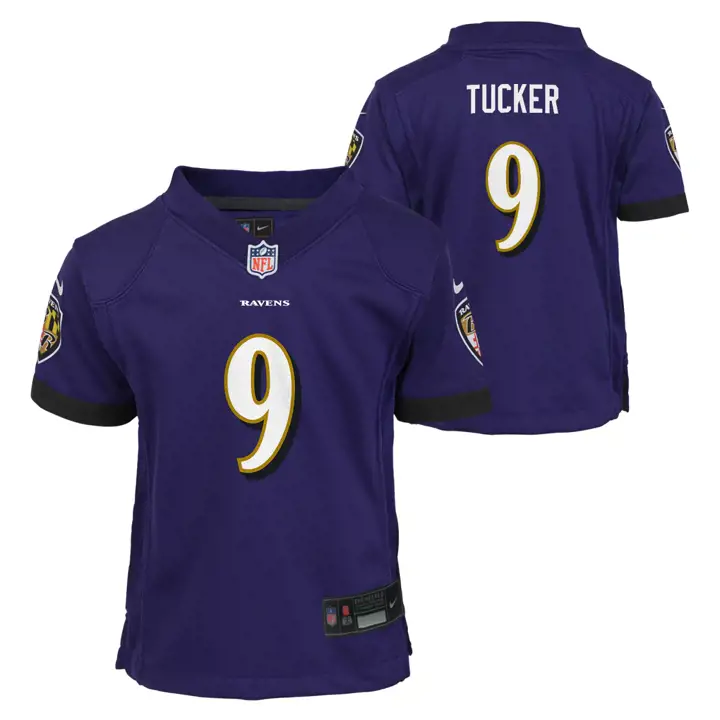 Maillot de match NFL pour tout-petit Baltimore Ravens Justin Tucker VIO