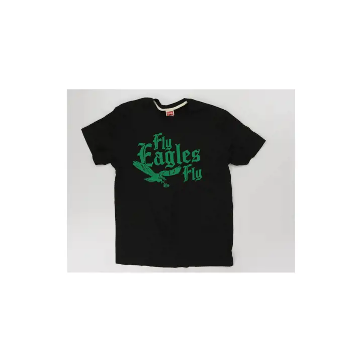 T-shirt noir Philadelphia Eagles NFL, phrase locale
